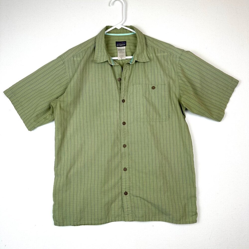 Patagonia Stripe Short Sleeve Button down Shirt